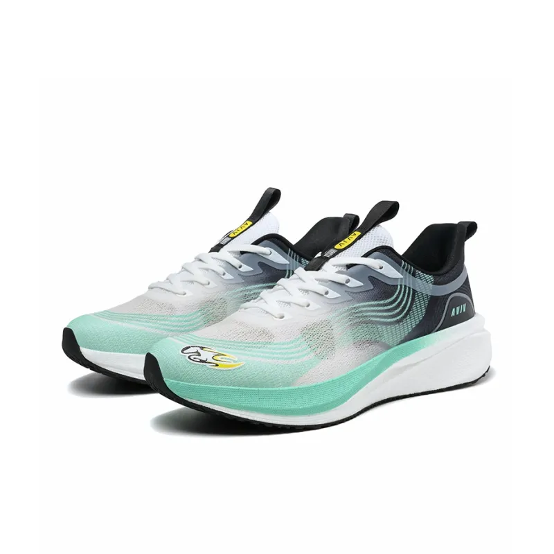AVJV Running Shoes Men Low Top Black-1