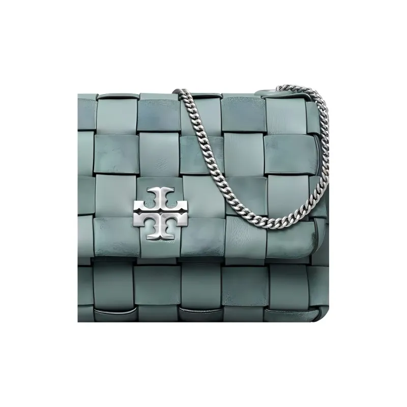TORY BURCH Kira Leather Handbag, Shoulder Bag, Crossbody Bag Mini Women's Polar Green-2