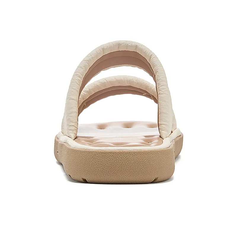 La Chapelle Slide Slippers Women's Beige-4