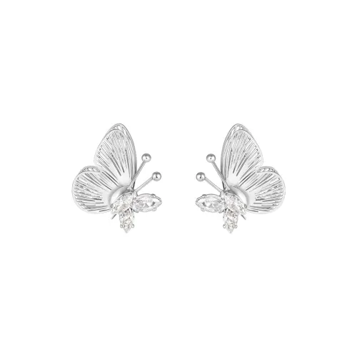 SHINE S925 Silver Stud Earrings Women's