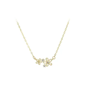 MAXTHINK S925 Silver Necklaces Women's Silver/Gold