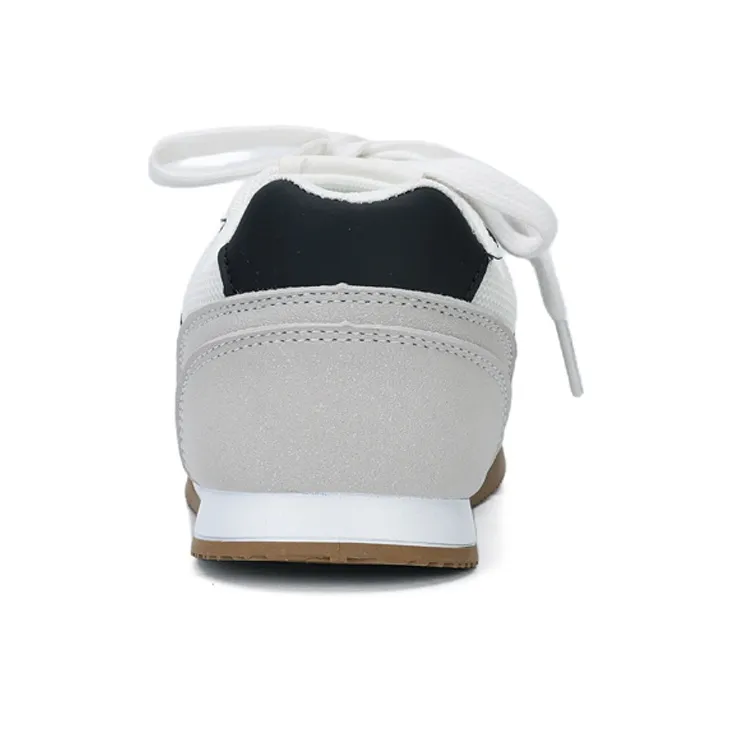 Warrior Abrasion Resistant Slip Resistant Low Top Casual Shoes Women's Light Gray Beige Black-3