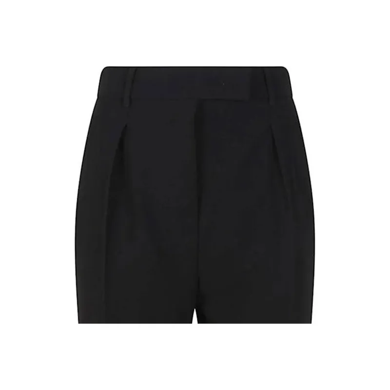 MaxMara Studio Eguale Pleat Detailed Tapered Trousers-2