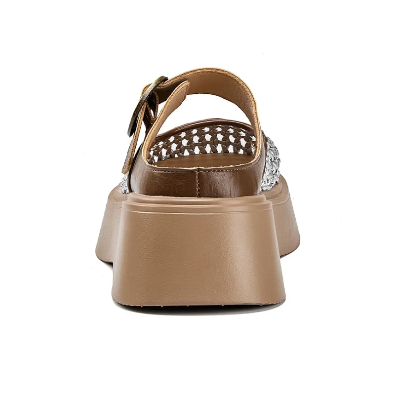 La Chapelle Abrasion Resistant Closed Toe Slippers Women's Silver-3