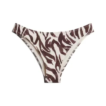 H&M Swimming Shorts Women's Light Beige/Dark Brown