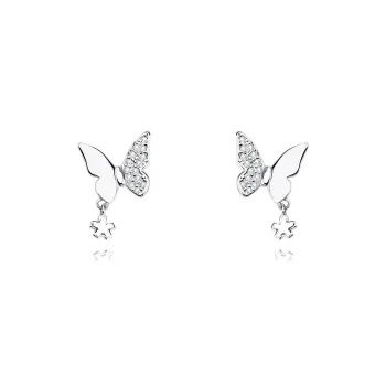 KUMET Sterling Silver Stud Earrings Women's