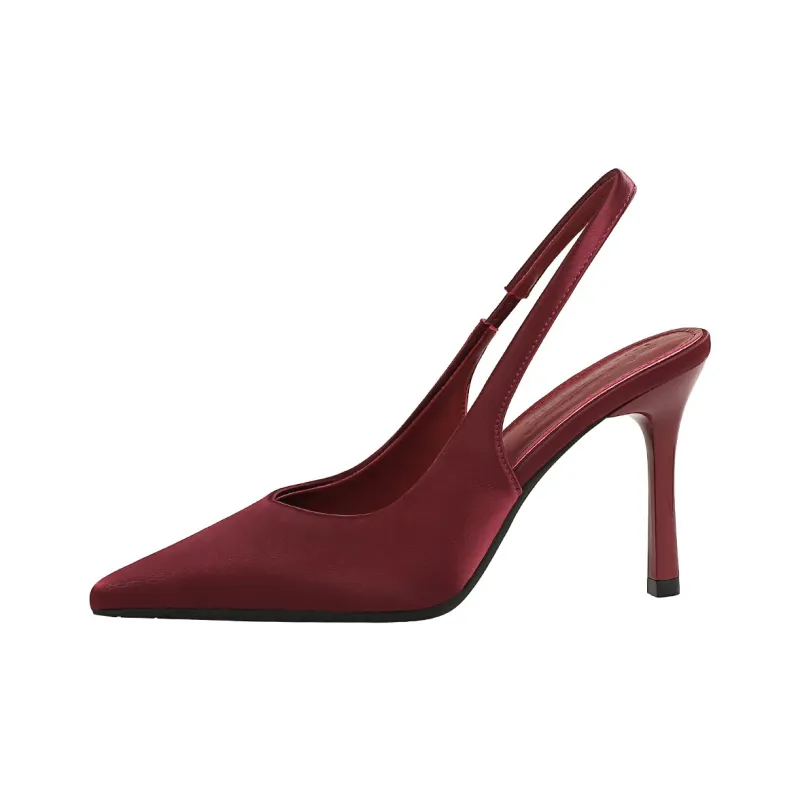 QITUMAUL High Heels Women's Purple-4