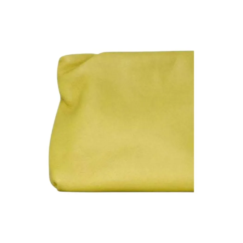 THE ROW Goatskin One Shoulder Clutch Women's Rusty Copper Yellow-3
