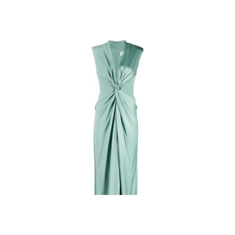 MaxMara Satin finish Maxi Dress-4