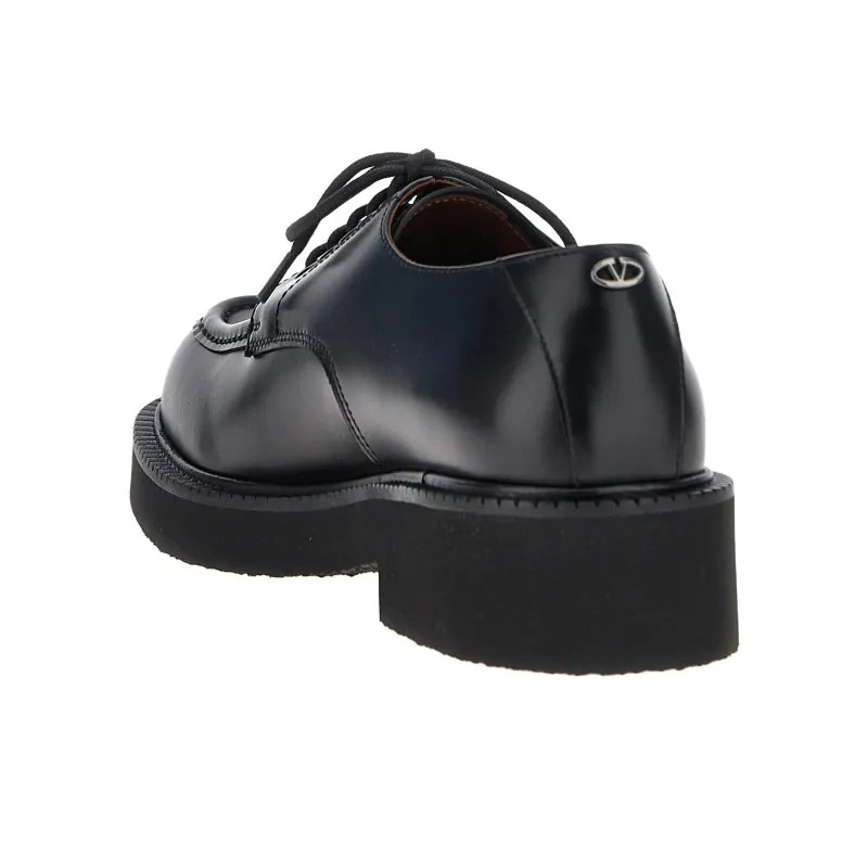 Valentino VLogo Signature Slip On Lace Up Shoes-3