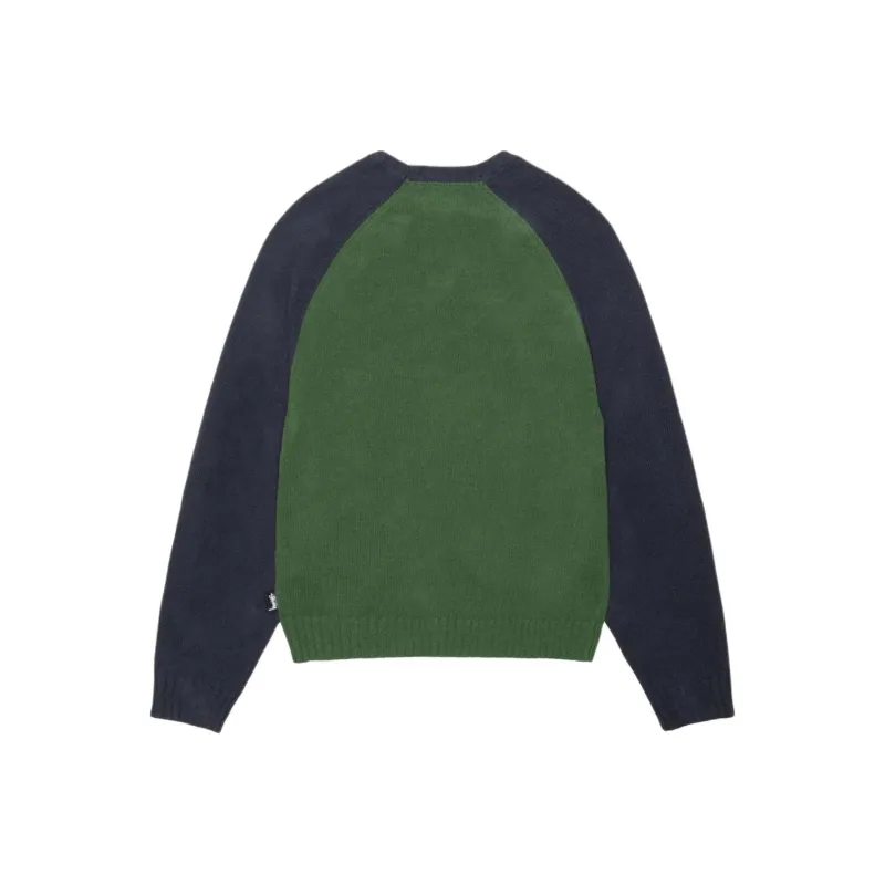 Stussy Colorblocked Raglan Knit Crew-3