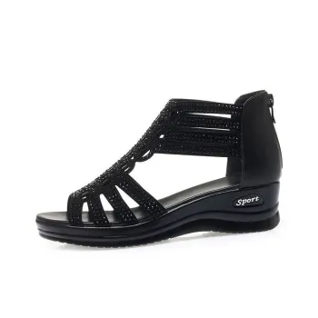 Zomila Roman Sandals Women's Black