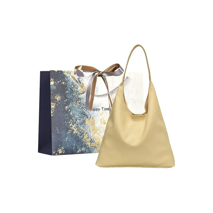 Iman's House PU Handheld Underarm Shoulder Bag Women's Black/Blue/Yellow/White-0