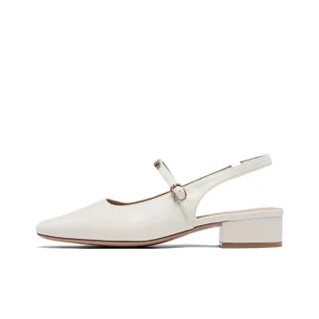 15 MINS High Heels Women's Beige/Silver/Black