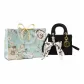 Black+Shopping Bag (with Custom Greeting Card)