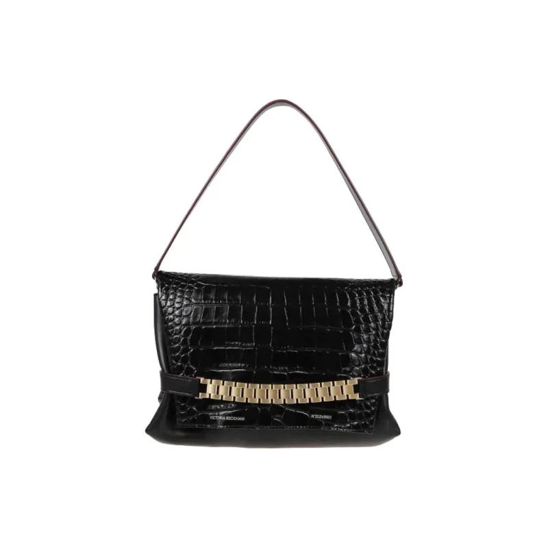 Victoria Beckham Embossed Chain Pouch Bag-0