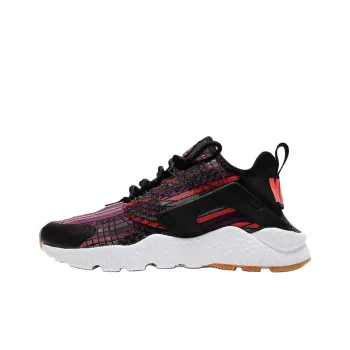 Nike Air Huarache Run Ultra Shock Absorbers With Slip Resistant Features Low Top Running Shoes Women's Black