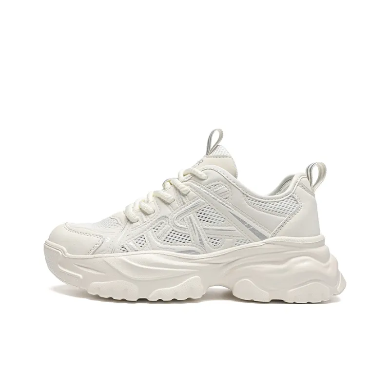 ZHR Whale Shoes Abrasion Resistant Breathable Low Top Chunky Sneakers Women's-5