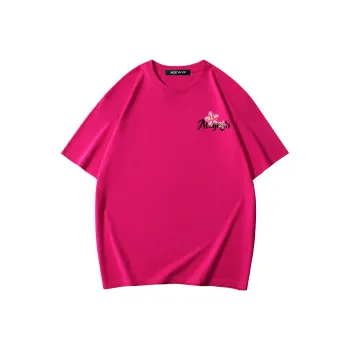 YK&YB T Shirts Unisex Rose Red