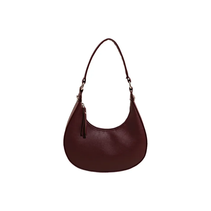 Meow In The Grass PU Handbag Regular Women's Black/White/Purple/Red-12