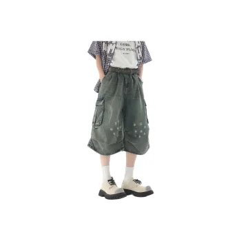 OKPI Denim Shorts Unisex ♦ Vintage Blue ♦