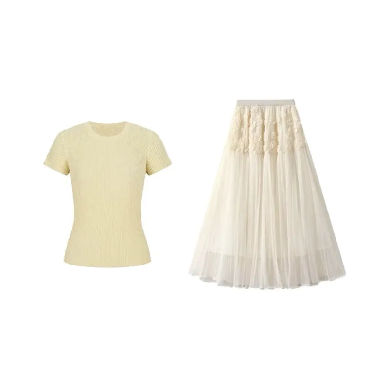 7 SEVFUN Two Piece Skirt Sets Women's-0