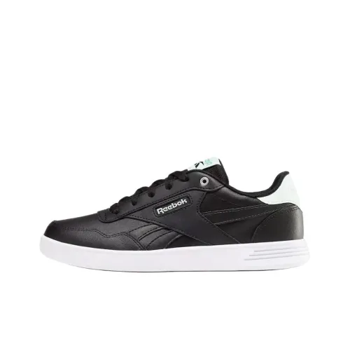 Reebok Court Advance Anti Slip Wear Resistant Low Top Skateboard Shoes Women's Black