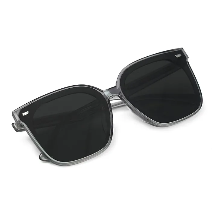 HELEN KELLER Plate Frame Square Sunglasses Unisex-5