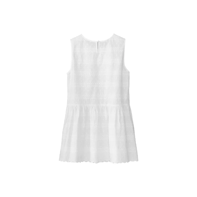 Fstudio Korean Style Soft And Elegant Outfit With Embroidery Sleeveless Tank Top Shirt Women's-2