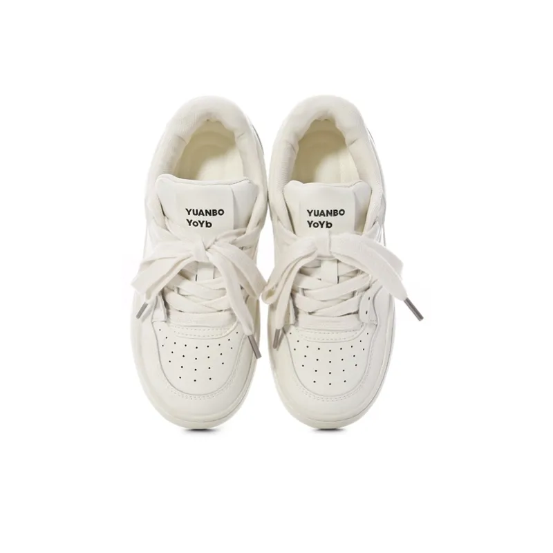 The New Age Family Low Top Skateboard Shoes Women's Beige-2