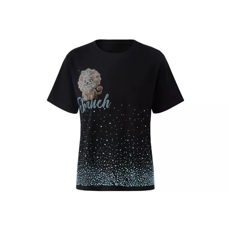 TCH T Shirts Women's Black-0