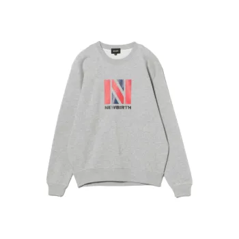 Beams Sweatshirts Unisex Gray
