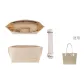 [Two-Piece Set]Open Top Beige Liner+Ecru Shoulder Strap Pad