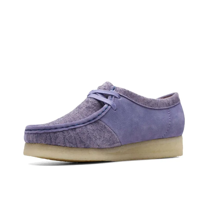 Clarks Wallabee Casual Single Shoes Women's Purple-2