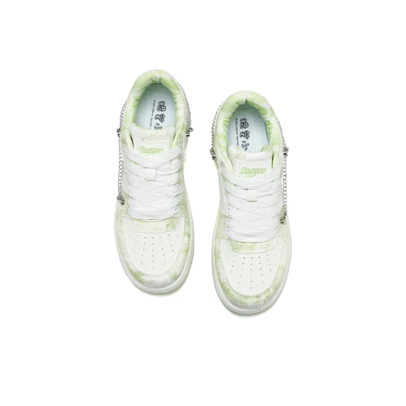 Crayon Shinchan Low Top Skateboard Shoes Men's-3