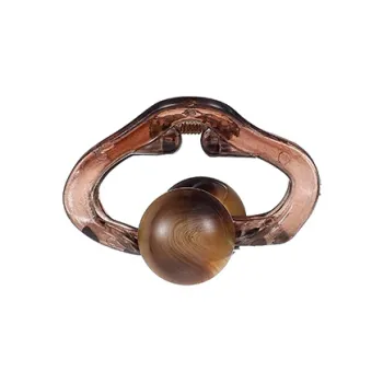 Water Jade Acrylic Hair Clips Women's