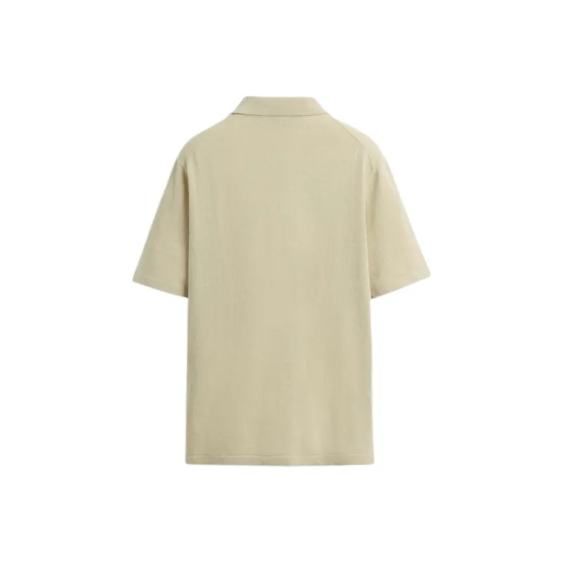 ZARA Polo Shirts Men Beige-1