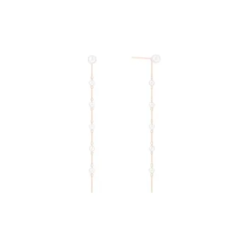 ATTICA 925 Sterling Silver, Pearl Drop Earrings Unisex White