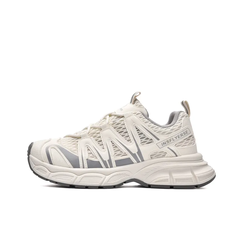 MISTERY Support Height Increase Low Top Chunky Sneakers Women's-6