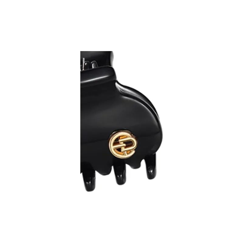 EVITA PERONI Acetate Plate Hair Clips Women's Black-2
