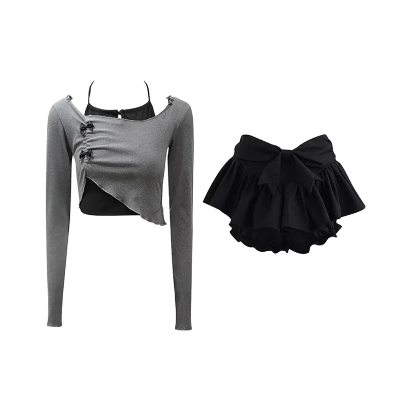 Nooidea Official Skirt Set Women's Black-0