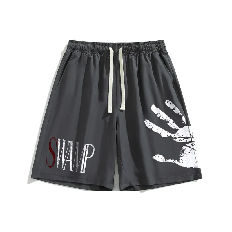 SWAMP AREA Casual Shorts Unisex-10