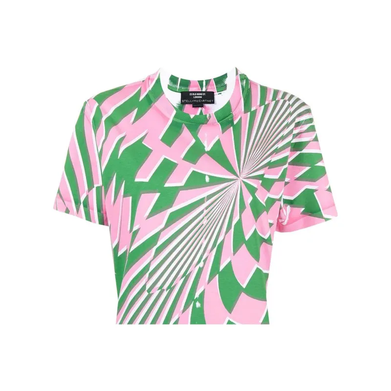 Stella McCartney Graphic Print Crewneck T-Shirt-4