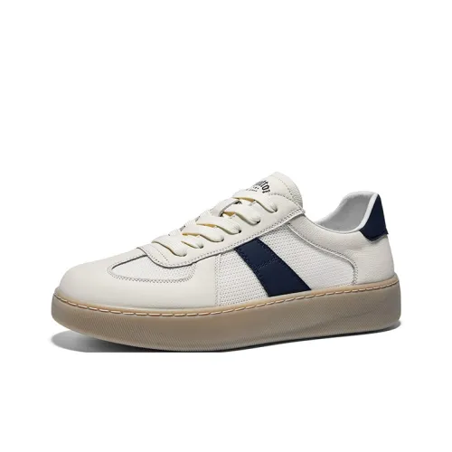 Hautton stella Skateboard Shoes Men's White Blue