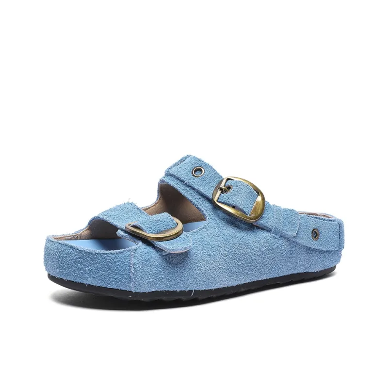 APRHE Rubber Sole Slip Resistant Abrasion Resistant Slide Slippers Women's-5