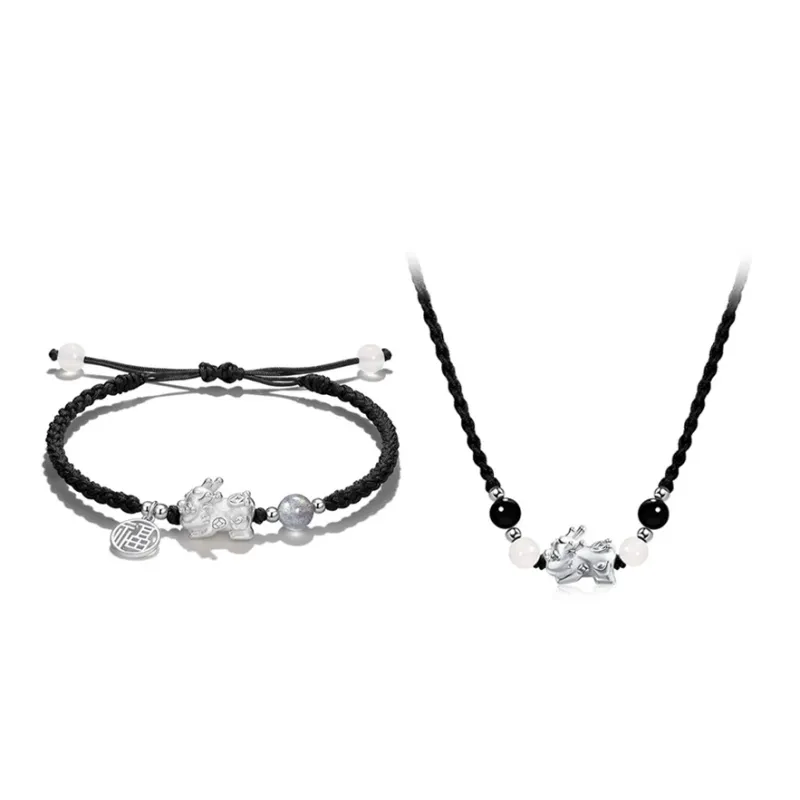 QUIET LOVE Alloy Rope Bracelets Unisex-5
