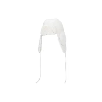 CHANEL Wool Trapper Hats Unisex White