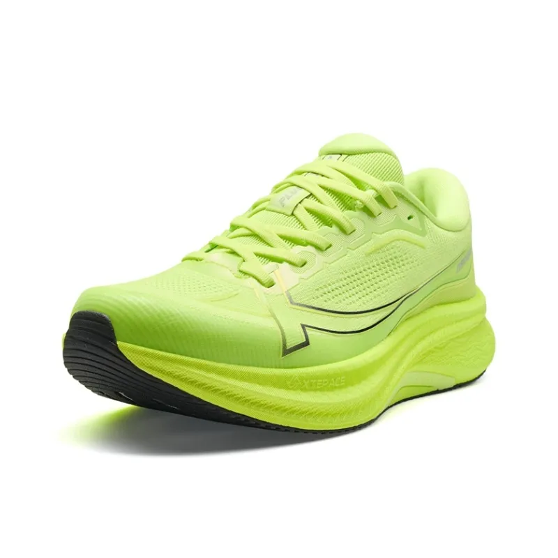 XTEP 2000km PLUS Running Shoes Men Low Top Electric Pink Green-1