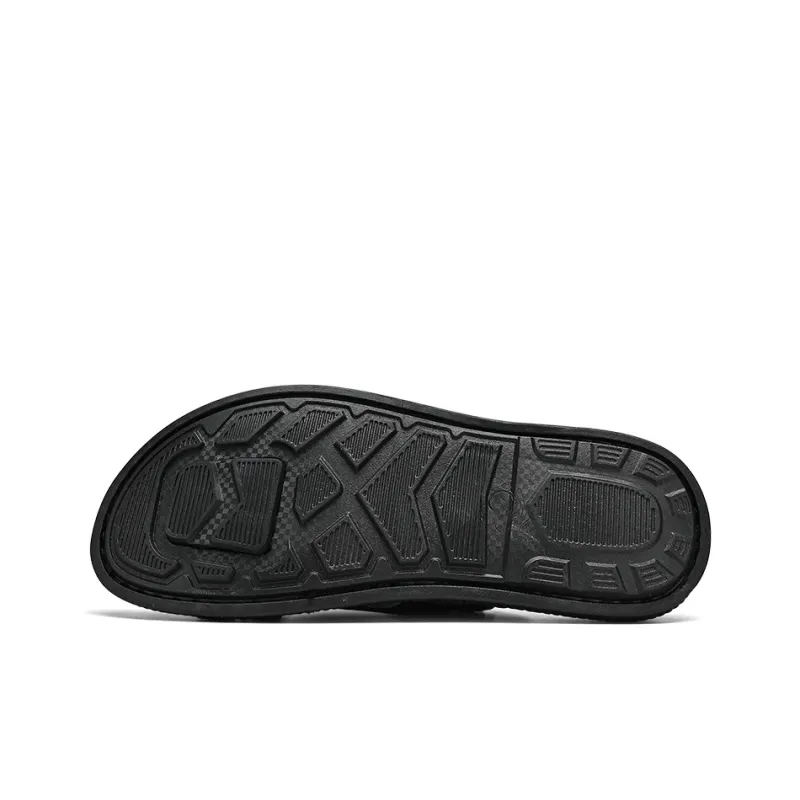 Wen Nai Beach Sandals Men's Black-2
