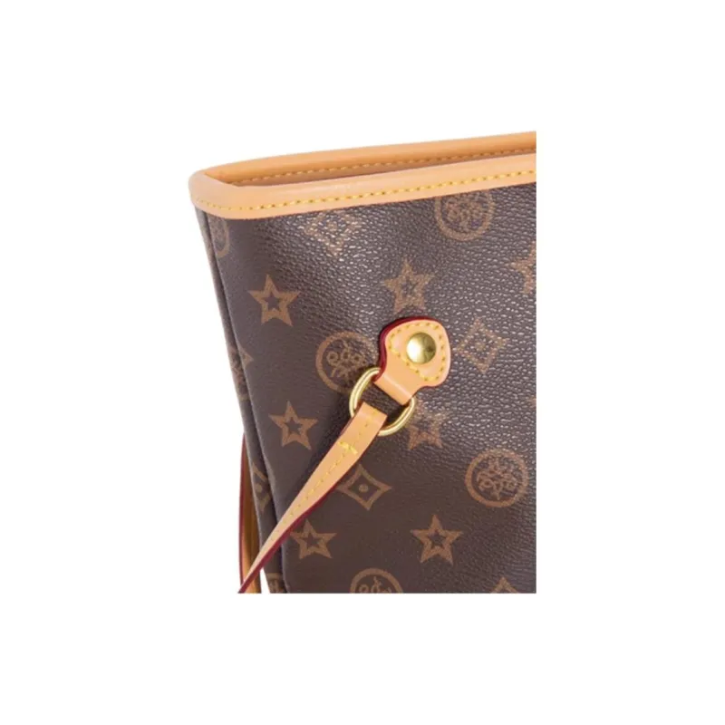 DAPHNE PVC Tote Bag, Shopping Bag, Handbag, Shoulder Bag Tubas Women's Coffee-9